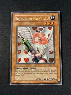 Yugioh Injection Fairy Lily LOD-100 Legacy of Darkness Unlimited - Image 1