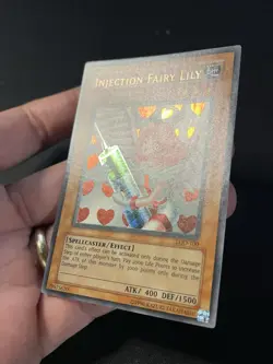 Yugioh Injection Fairy Lily LOD-100 Legacy of Darkness Unlimited - Image 2