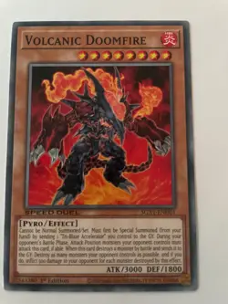 Volcanic Doomfire - SGX1-ENH01 - Common - 1st Edition - Speed Duel NM Yugioh! - Image 1