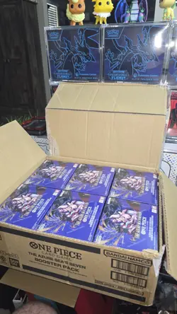 ONE PIECE CARD GAME THE AZURE SEA'S SEVEN BOOSTER BOX OP14 ENGLISH Sealed DENT#1 - Image 4