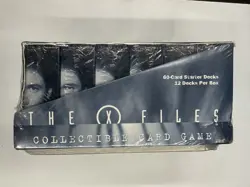The X Files Collectible Card Game 12 Deck 60 Card Starter Decks Box Unopened - Image 2