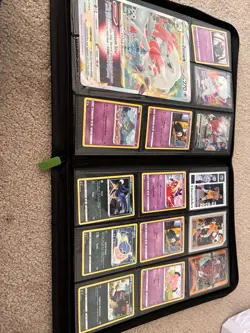 VaultX Binder with Pokemon TCG Card Lot with Sleeves, Rare and Regular Cards - Image 4