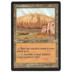 MTG Dust Bowl 1999 Land Card Mercadian Masques English Magic the Gathering - Image 1
