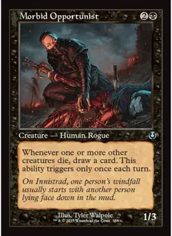 Morbid Opportunist (Retro Frame) 388 MTG NM - Innistrad Remastered - Image 1