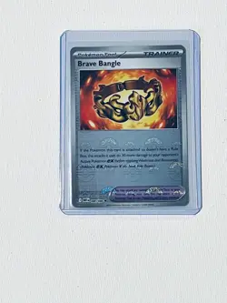 Brave Bangle Poke Ball #80 Holo Pokemon Sv11W: White Flare Card - Image 1