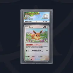 Eevee 074/131 Master Ball Reverse Holo | Pokemon Prismatic Evolutions | ACE 10 - Image 1