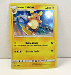 Alolan Raichu Sm65 Black Star Promo Holo Pokemon Card 2017 NM - Image 1