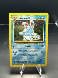 Pokemon Card - Azumarill Neo Genesis 2/111 Holo Unlimited Holo Rare - Image 1
