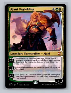 Ajani Unyielding MTG Commander: Streets of New Capenna Mythic LP x1 - Magic Card - Image 1