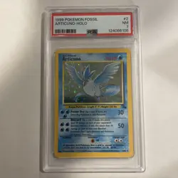 1999 Articuno - Pokemon Fossil #2 - Holo - Near Mint PSA 7 - Image 1