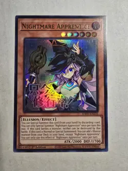 YuGiOh! Nightmare Apprentice RA05-EN135 STAMPED ART Rarity Collection 5 - Image 1