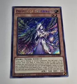Diviner of The Herald LIOV-EN000 Secret Rare 1st Edition Yugioh TCG NM/M - Image 1