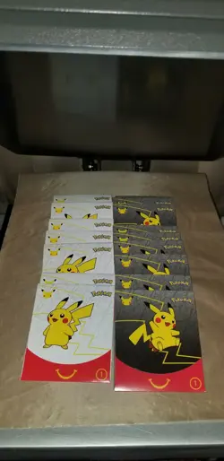 2021 Pokemon 25th Anniversary McDonalds Happy Meal Sealed Promo Cards 20 Packs - Image 1