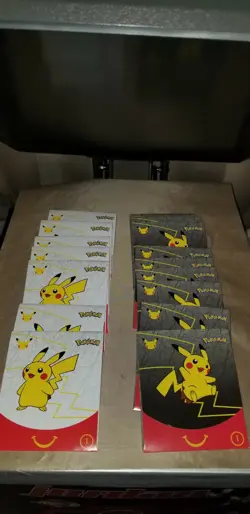 2021 Pokemon 25th Anniversary McDonalds Happy Meal Sealed Promo Cards 20 Packs - Image 2