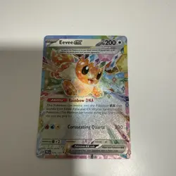 Eevee ex 075/131 Tera Illustration Rare SV8 Prismatic Evolutions NM/MINT card - Image 1