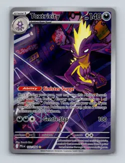 Toxtricity 103 2025 Pokemon Phantasmal Flames Illustration Rare Card NM+ (b) - Image 1