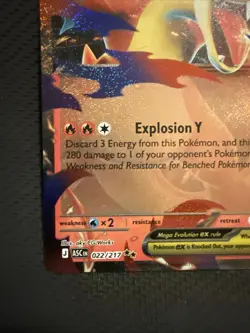 Mega Charizard Y ex 022/217 Me: Ascended Heroes Holo Pokemon Card - Image 5