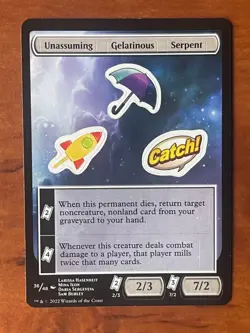 Unfinity Sticker Token 36 / 48 MTG Magic the Gathering Card LP Lightly Played - Image 1