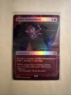 MTG Goblin Bombardment WOT 0043 R NM FOIL - Image 1