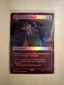 MTG Goblin Bombardment WOT 0043 R NM FOIL - Image 2