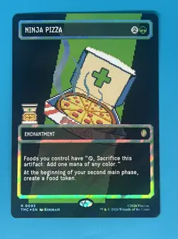 Ninja Pizza (Borderless) Commander: Teenage Mutant Ninja Turtles Foil - Image 1