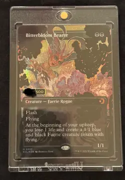 Magic: The Gathering Bitterbloom Bearer Serialized Rainbow Foil 331/500 - Image 1