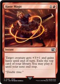 Haste Magic 0140 MTG FINAL FANTASY Common NP - Image 1