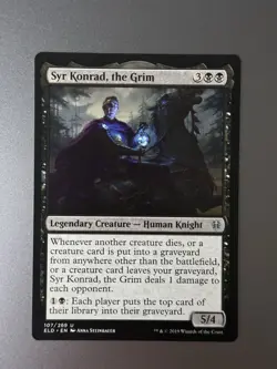 Syr Konrad, the Grim MTG [Throne of Eldraine] Magic The Gathering NM - Image 1