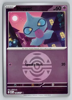 SHUPPET (DUSK BALL) 090/217 COMMON ME: ASCENDED HEROES POKEMON REVERSE HOLO NM - Image 1