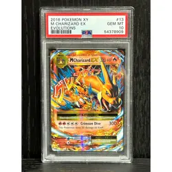 2016 Pokemon Mega Charizard EX - XY Evolutions #13 [PSA 10] GEM MT - Image 1
