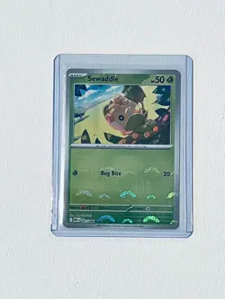 Sewaddle Poke Ball #1 Holo Pokemon Sv11W: White Flare Card - Image 1