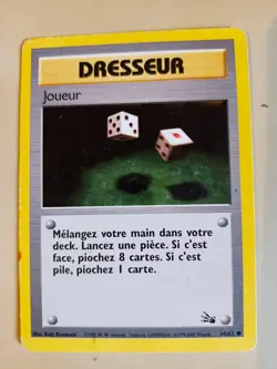 JOUEUR 60/62 Fossil Edition 2 ED2 VF FR Carte Pokemon - Image 1