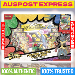 Pokemon Ascended Heroes Premium Poster Collection Mega Lucario - Image 1