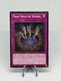 Trap Hole of Spikes SBC2-ENC17 Speed Duel 1st Ed Near Mint YuGiOh Card - Image 1