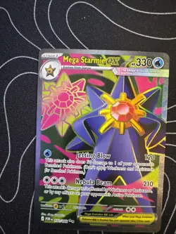Mega Starmie EX 102/088 Full Art SIR Holo Pokemon Card PSA 10 Contender - Image 1
