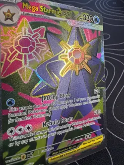 Mega Starmie EX 102/088 Full Art SIR Holo Pokemon Card PSA 10 Contender - Image 2