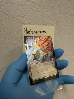 Flusterstorm (JP Alternative Art Silver Scroll Foil) - Image 3