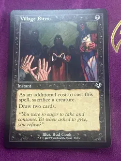 MTG Village Rites (Retro Frame) [Innistrad Remastered] Near Mint​ - Image 1