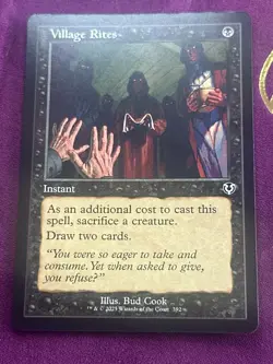 MTG Village Rites (Retro Frame) [Innistrad Remastered] Near Mint​ - Image 2