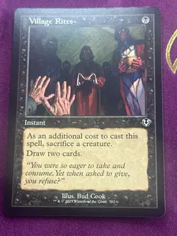 MTG Village Rites (Retro Frame) [Innistrad Remastered] Near Mint​ - Image 3