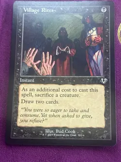 MTG Village Rites (Retro Frame) [Innistrad Remastered] Near Mint​ - Image 4