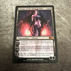 Liliana of the Dark Realms - Magic 2013 - MTG Magic the Gathering - MP - Image 1