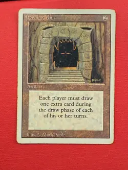 Mtg Revised — Howling Mine — Good+ - Image 1