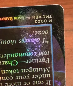 FOIL Borderless DONATELLO, THE BRAINS mtg MISPRINT Error Commander TMNT Mythic - Image 4