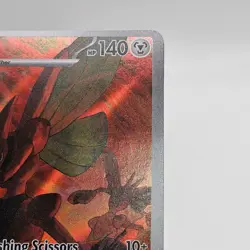 Scizor 205/197 Obsidian Flames Illustration Rare Full Art Holo Pokemon Card - Image 3