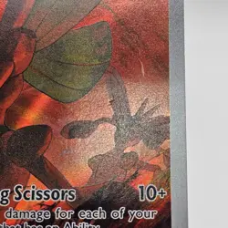Scizor 205/197 Obsidian Flames Illustration Rare Full Art Holo Pokemon Card - Image 4