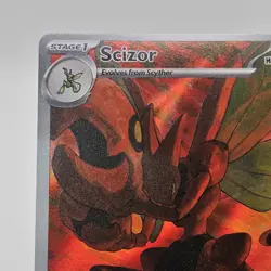 Scizor 205/197 Obsidian Flames Illustration Rare Full Art Holo Pokemon Card - Image 5