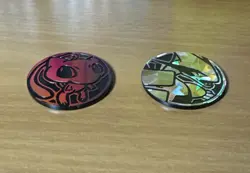 Mew & Lugia Flip Coin POKEMON TCG Shining Legends - Image 1