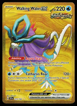 Walking Wake ex 215/162 Holo Secret Rare Temporal Forces Pokemon Card - Image 1