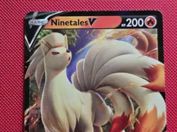 Ninetales V 026/192 Rebel Clash NM Ultra Rare Pokemon Card - Image 3